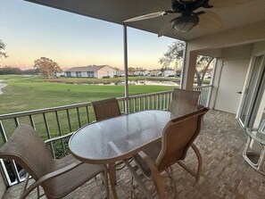 Furnished screened-in porch