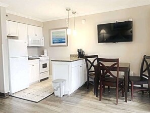 Prepare delicious meal in our Fully Equipped Kitchen