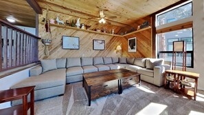 Sunken Spacious Living Room
