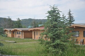 Another view of the five cabins at the Diamond D Ranch
