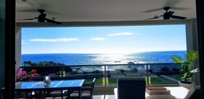 Morning coffee or work  remotely with this breathtaking ocean view,