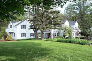 Spa House and Cottage House view from Vegetable Garden