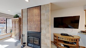 Custom Tile Work and Large Screen TV