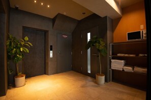 Interior entrance