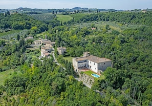 Castello Lorenzo as seen from the Sky 