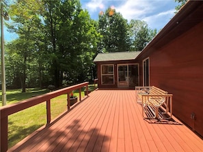 Front Deck Lake side
