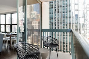 Enjoy some fresh air on your private balcony