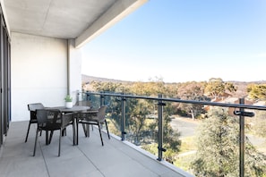 Blick vom Balkon