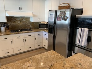 well stocked kitchen