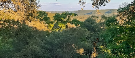 Blick von der Unterkunft