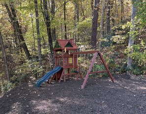 Play set in the yard