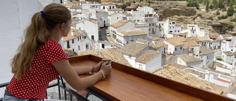 Vistas panorámicas desde el balcón de la casa.