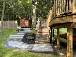 The guesthouse entrance.