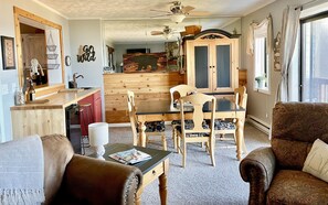 Dining area from den.