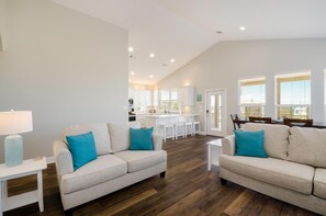 Spacious open concept living area for enjoying time with family and friends.