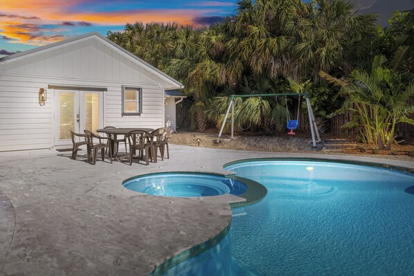 Heated Pool and Hot Tub