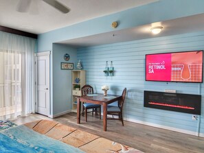 Fireplace in the Beach condo!!! 