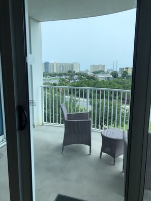 Balcony off of living room