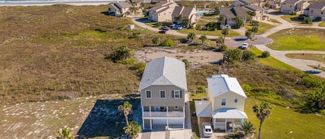 Water and beach views from house.