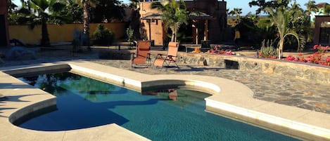 Baja Beach Castle heated pool