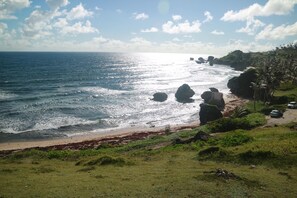 Two minute walk to beach