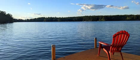 Lake house dock bliss