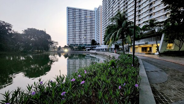 Apartment view from the lake