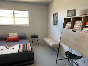Bedroom 1 with dedicated work space