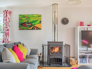 Living area | Cuckoo Hill Lodge, Rhayader