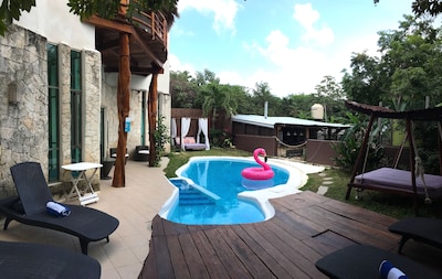 4 bedroom Villa with Pool, in Tulum located on an organic farm