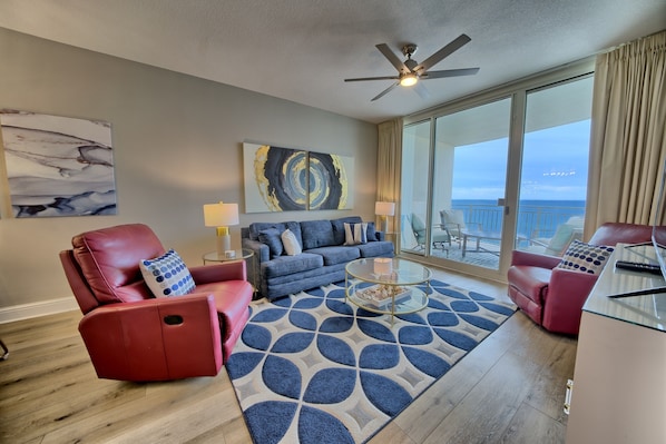 Open layout living area