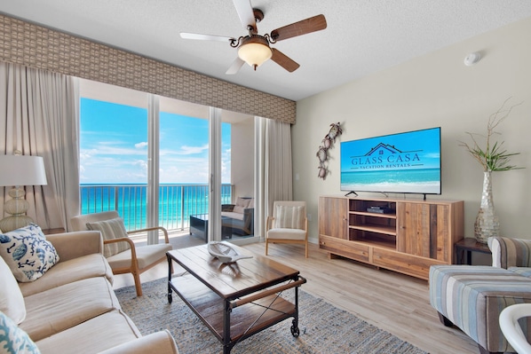Majestic Sun 610B - Beach View Living Area, HDTV, Sleeper Sofa