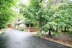 2-car wide driveway