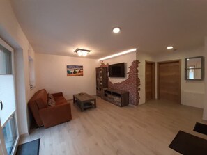 Ferienwohnung Jurastein - 50 m²-Das Jurastein-Wohnzimmer