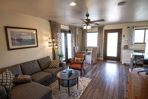 lounging couch for watching television or reading comfort