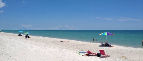 White sandy beaches