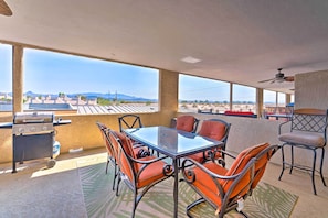 Private Balcony | Mountain & Lake Views | Gas Grill
