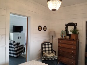 Cozy reading nook in 1 of the bedrooms