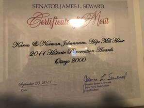 HISTORICAL RENOVATION AWARD
