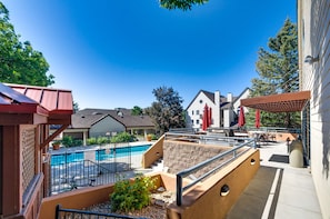 Take a dip in our sparkling community swimming pool! This pool is shared!