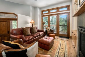 Upstairs living area