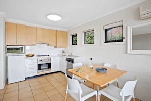 Fully equipped kitchenette and meals area