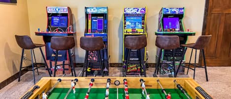 Something for everyone in the game room!