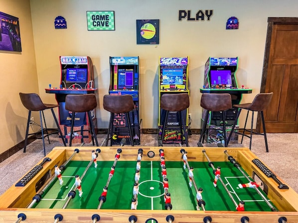 Something for everyone in the game room!