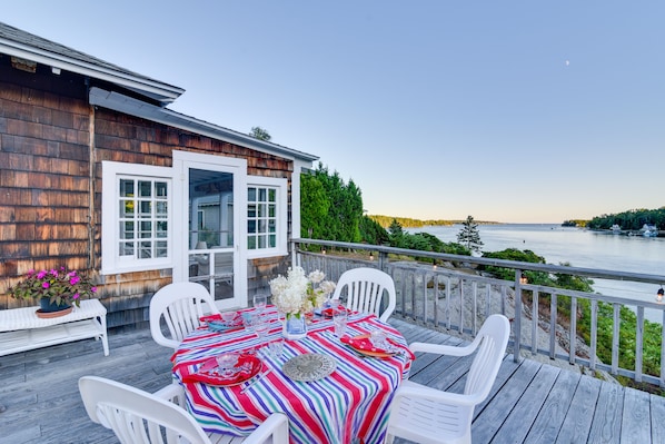 West Boothbay Harbor Vacation Rental | 5BR | 2BA | Stairs to Access