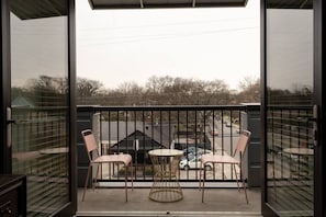 Start your day with coffee on the patio in hip 12 South