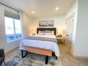Cozy and elegant bedroom retreat with natural light and peaceful vibes for restful nights.