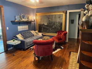 Living room with a fresh coat of paint! 