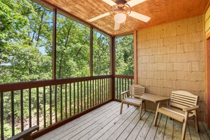 Screened-In Porch with Woody View