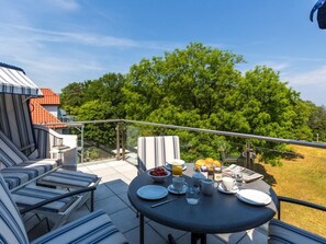Villa Höger Whg.11 - Blick auf die Dachterrasse zur Seeseite
